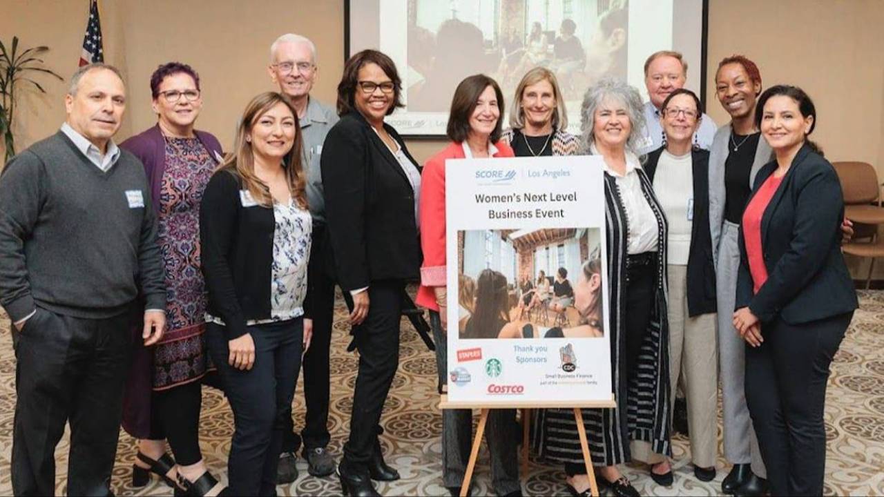 Ines as a Speaker at the SCORE Los Angeles Event