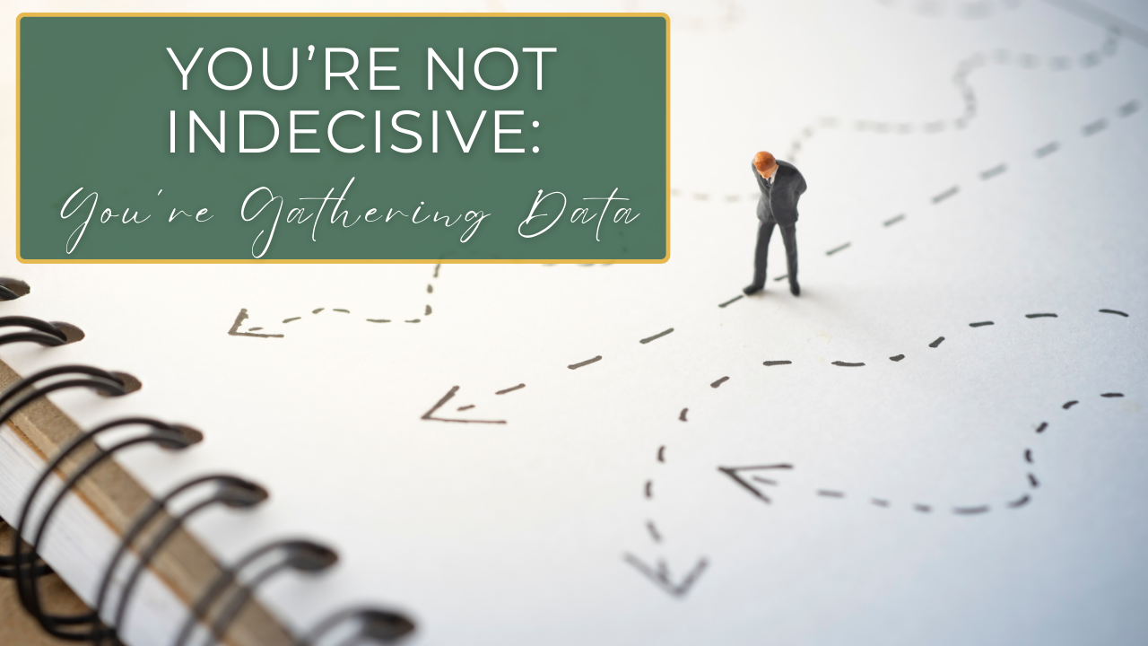 A calm workspace with overlapping notes, arrows, and ideas—symbolizing a multipassionate gathering information before choosing.