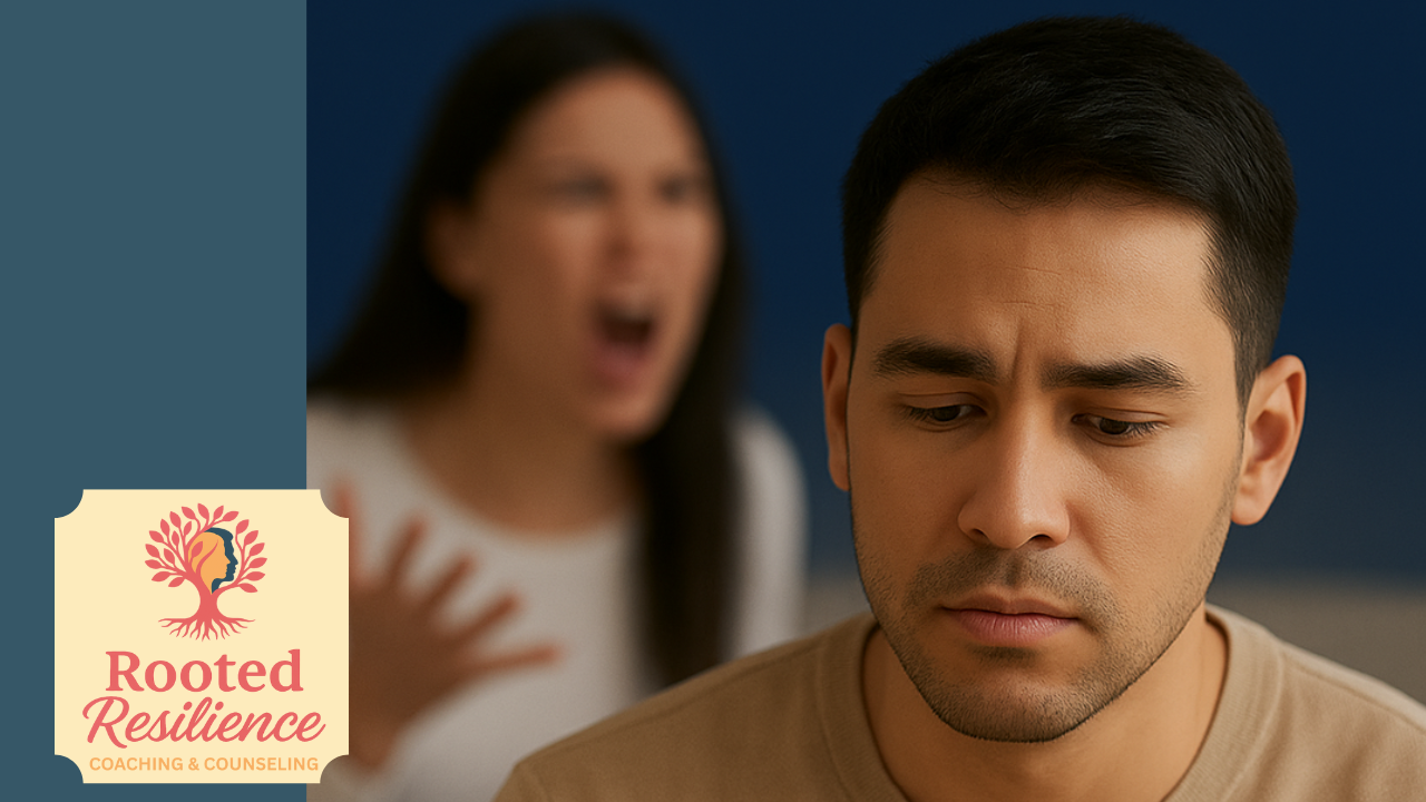 Person looking thoughtful after emotional conflict, experiencing invisible emotional trauma