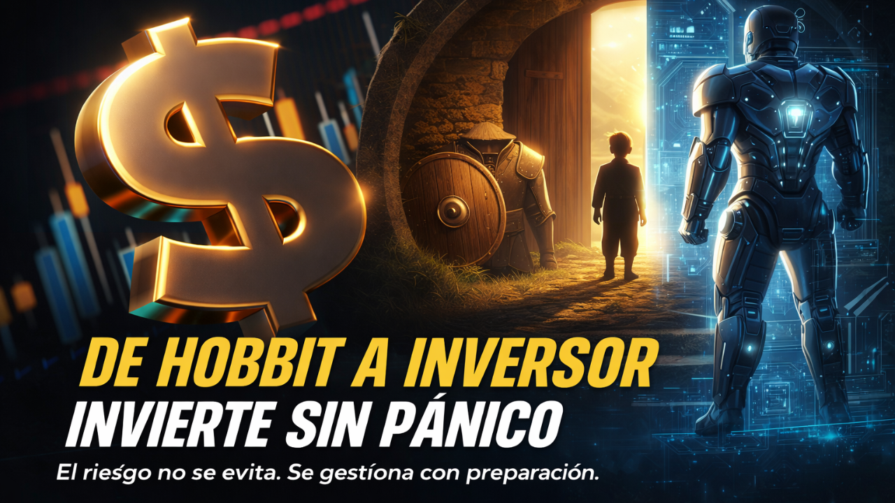 Ilustración que representa la transición de un inversionista principiante a uno preparado