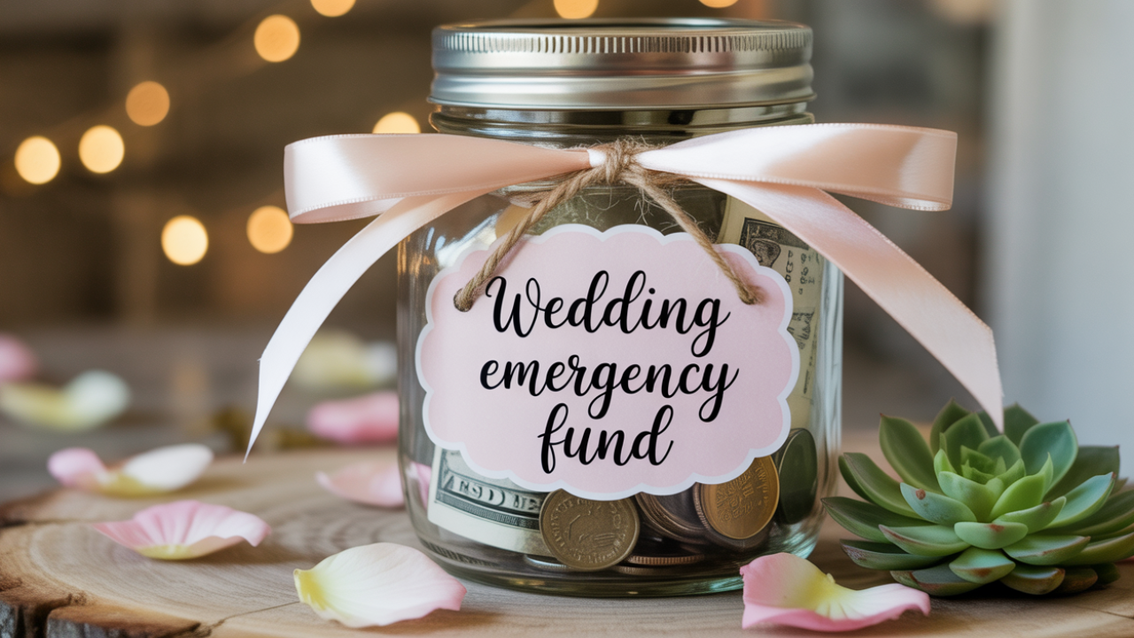 Wedding Emergency Fund Mini Jar