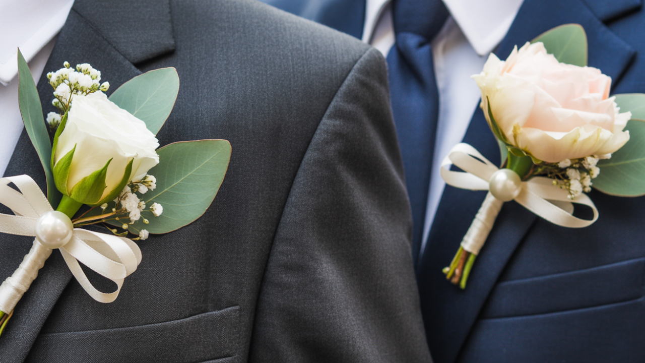 Step-By-Step DIY Boutonnieres for the Groom and Groomsmen 