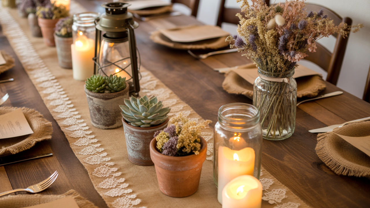 Set Up Western Wedding Tablescapes That Are Playful & Fun 