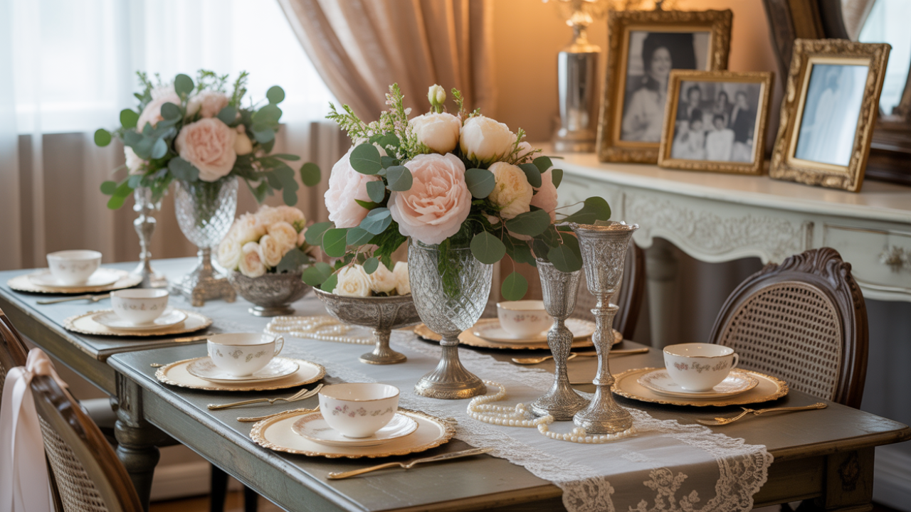An Heirloom-Inspired Bridal Shower Party