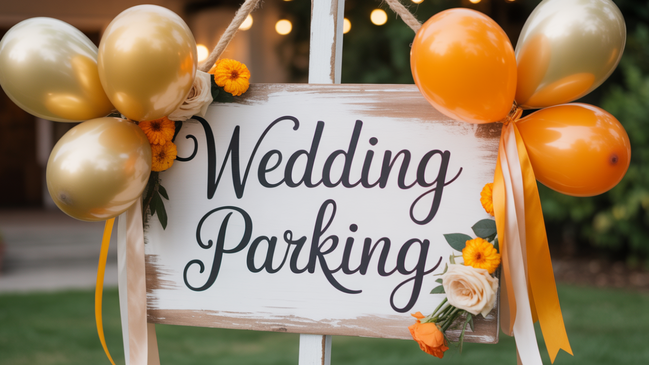 DIY Day-Of Wedding Signs - Don't Lose Guests