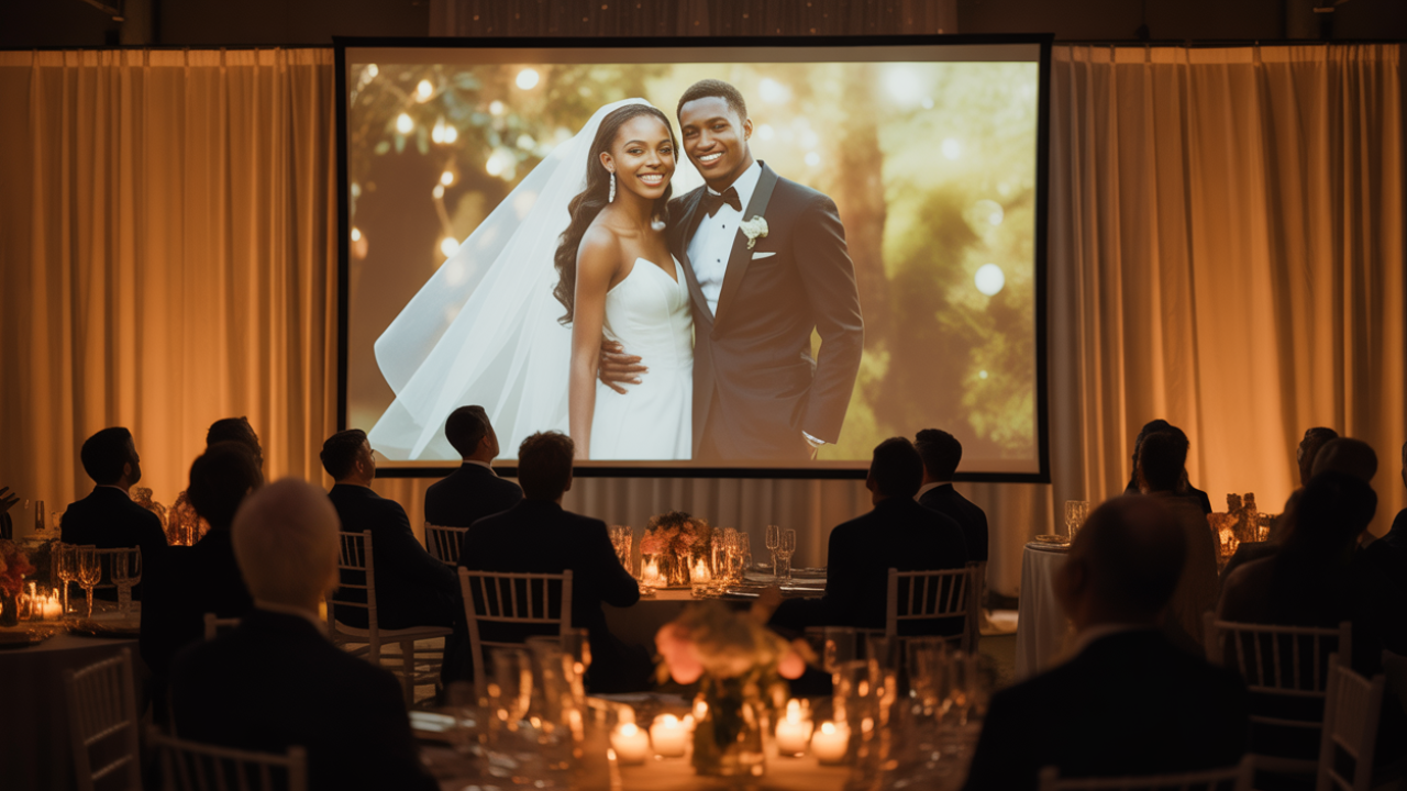 Creative Couple Wedding Slideshow Ideas