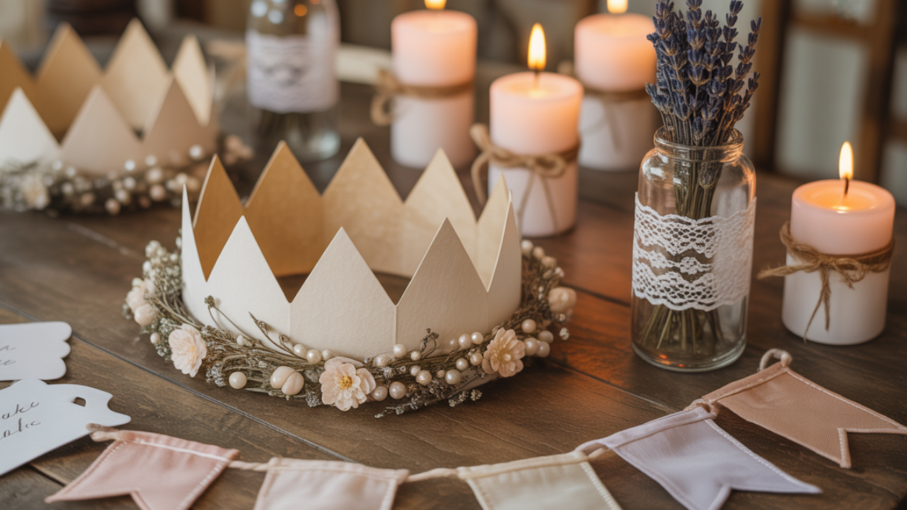 Bridal Shower Castlecore Themed Crafts