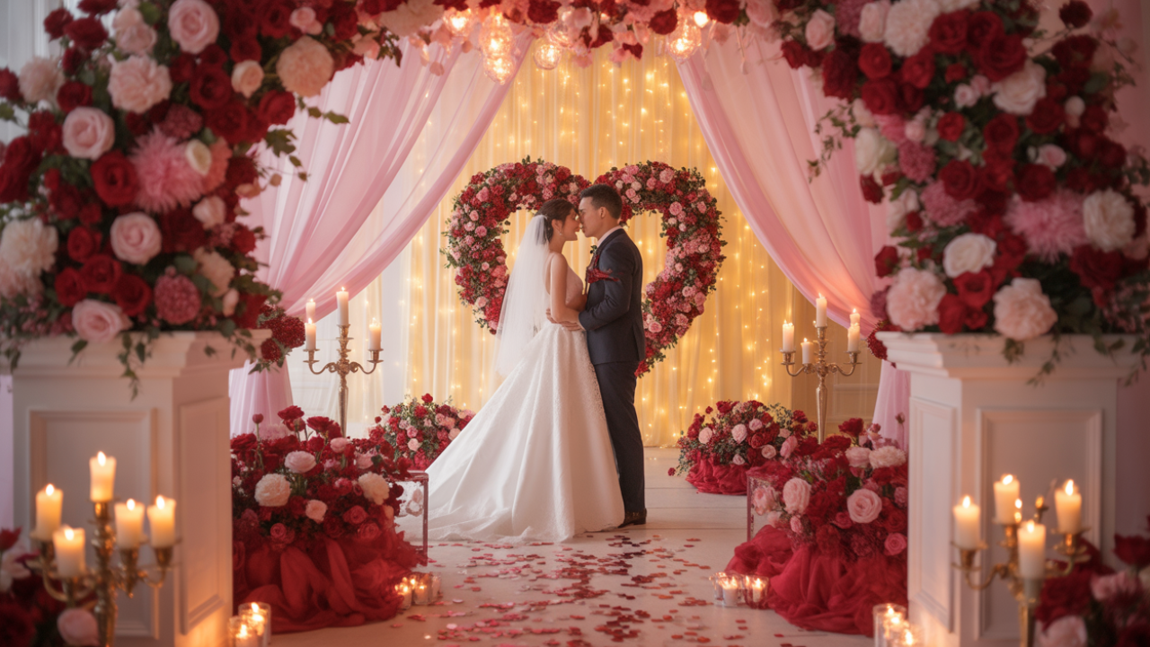 Plan a Valentine’s February Wedding With Heart