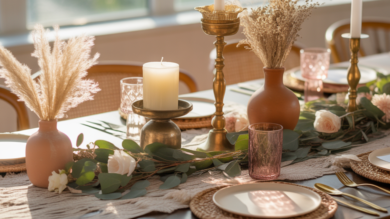 Beautiful Bohemian Themed Bridal Shower