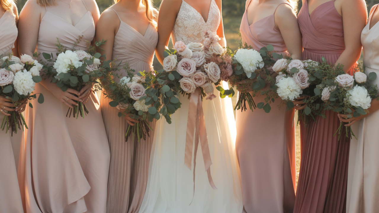 Romantic Blush and Champagne Wedding Theme