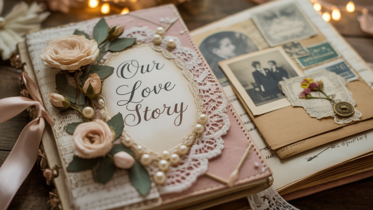 DIY Steps: Bridal Wedding Junk Journal