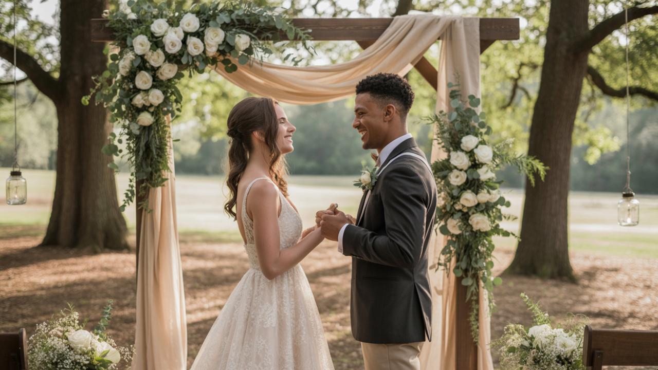 Romantic Rustic Wedding Color Palette Planning