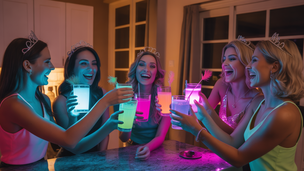 How to Make Glow-in-the-Dark Bachelorette Party Drinks 