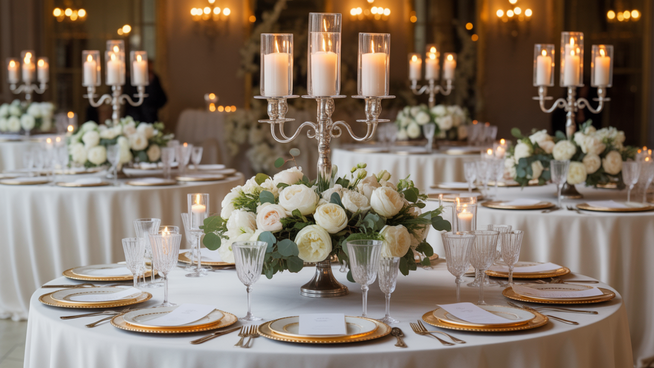 Easy Steps to Classic Wedding Tablescapes 