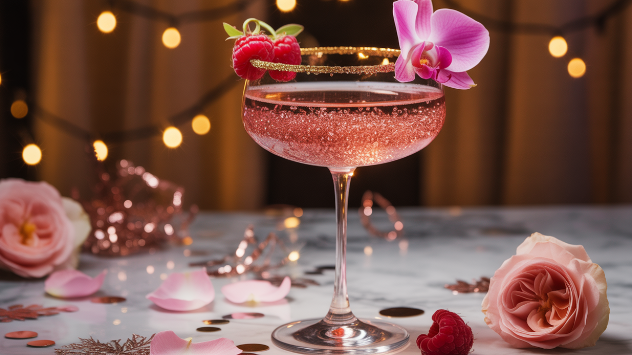 How To: Glittery Blush Drink for Bachelorette Parties & Bridal Showers