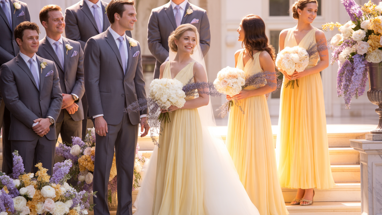 Lavender and Buttercup Wedding Color Theme: Soft Romance With a Sunny Twist