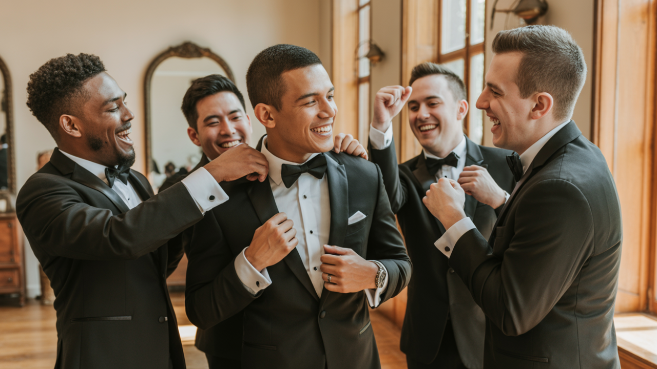 20 Memorable “Manly Dude” Moments for the Guys at Your Wedding