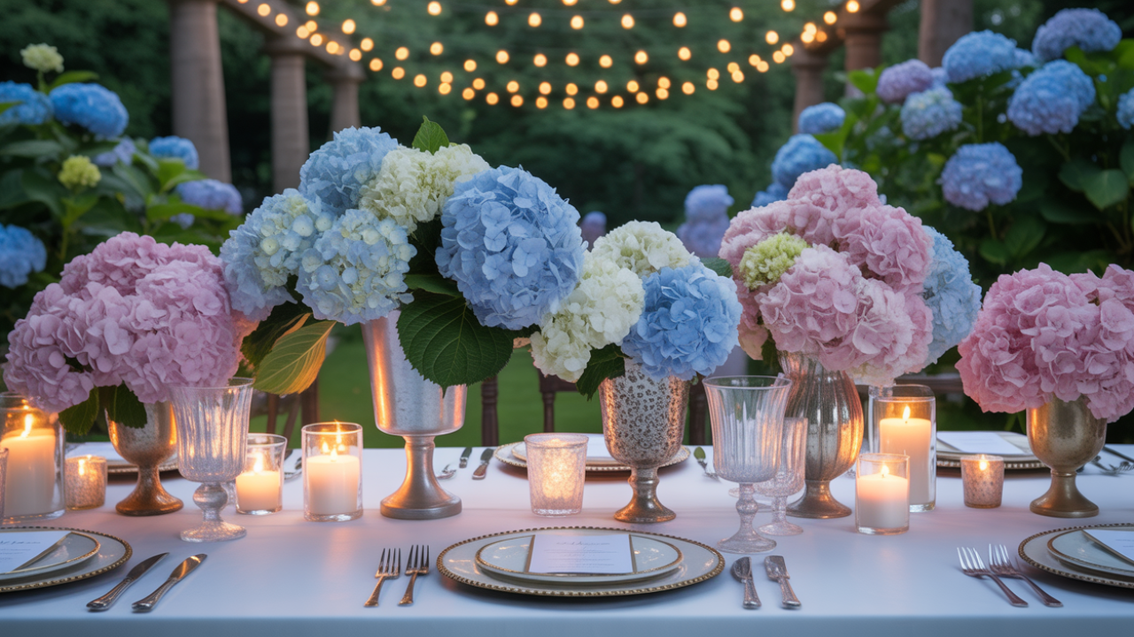 How to Create an Elegant Hydrangea Wedding Theme With Decor 