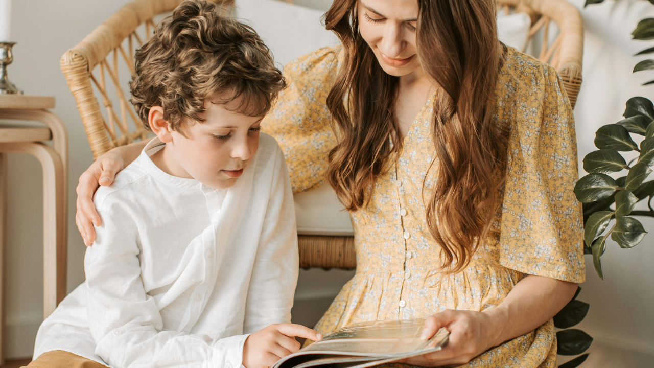 mother-homeschooling-or-teaching-son