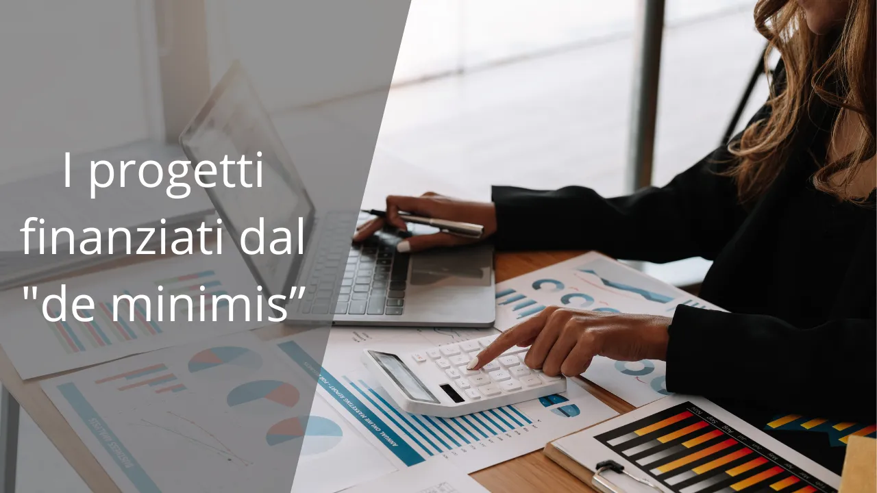 I progetti finanziati dal "de minimis”