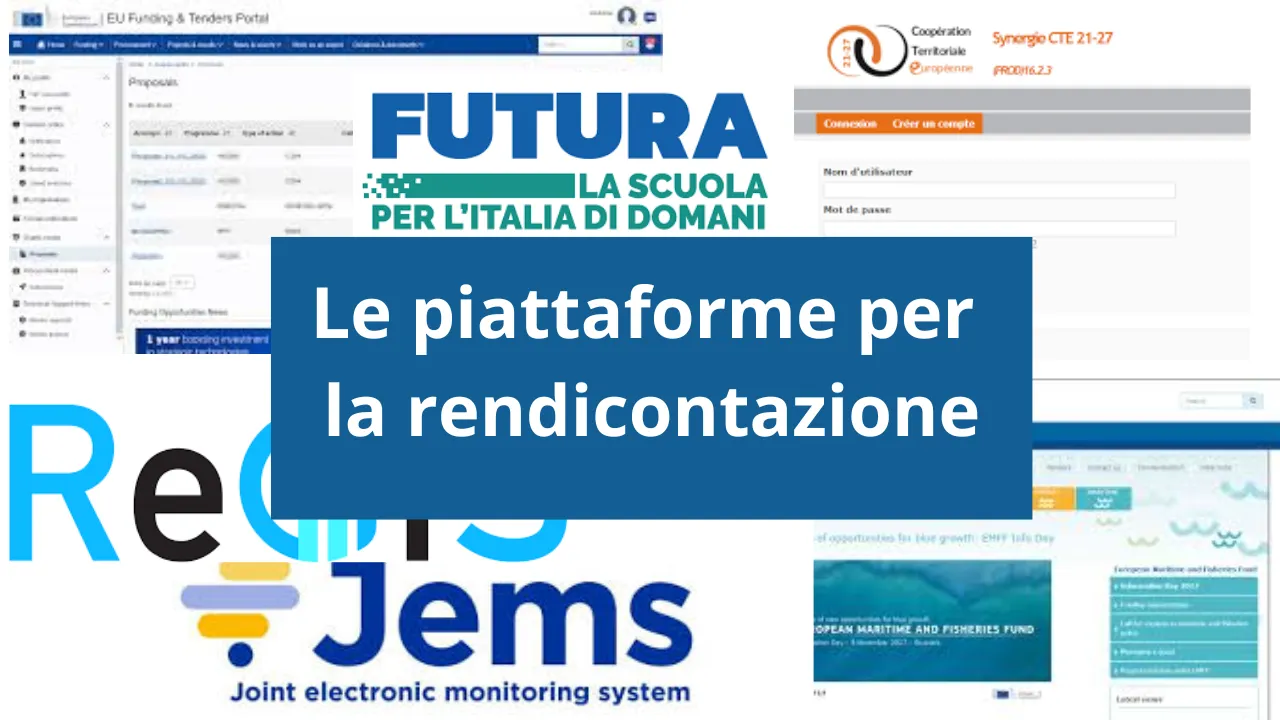 Le piattaforme per la rendicontazione