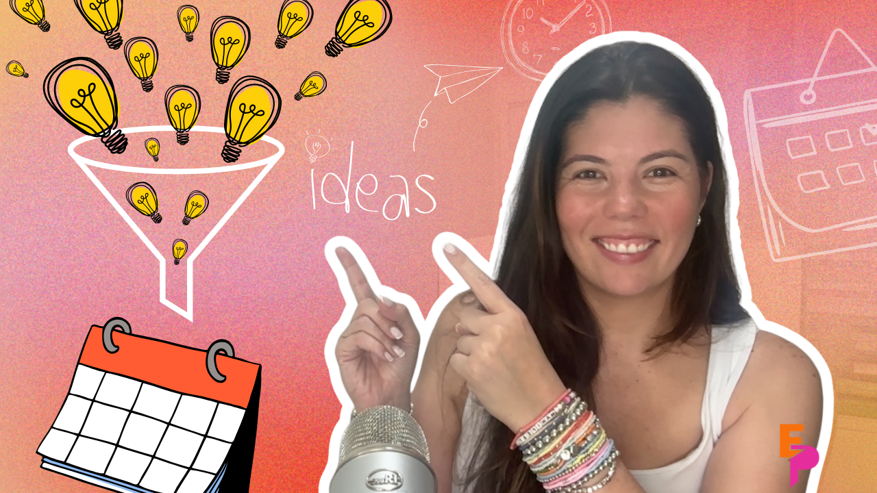 Planificación estratégica de episodios de podcast con calendario y pilares de contenido