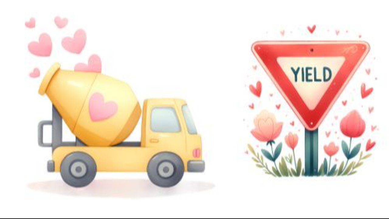 Valentine's First-Then board helping kids transition calmly between activities