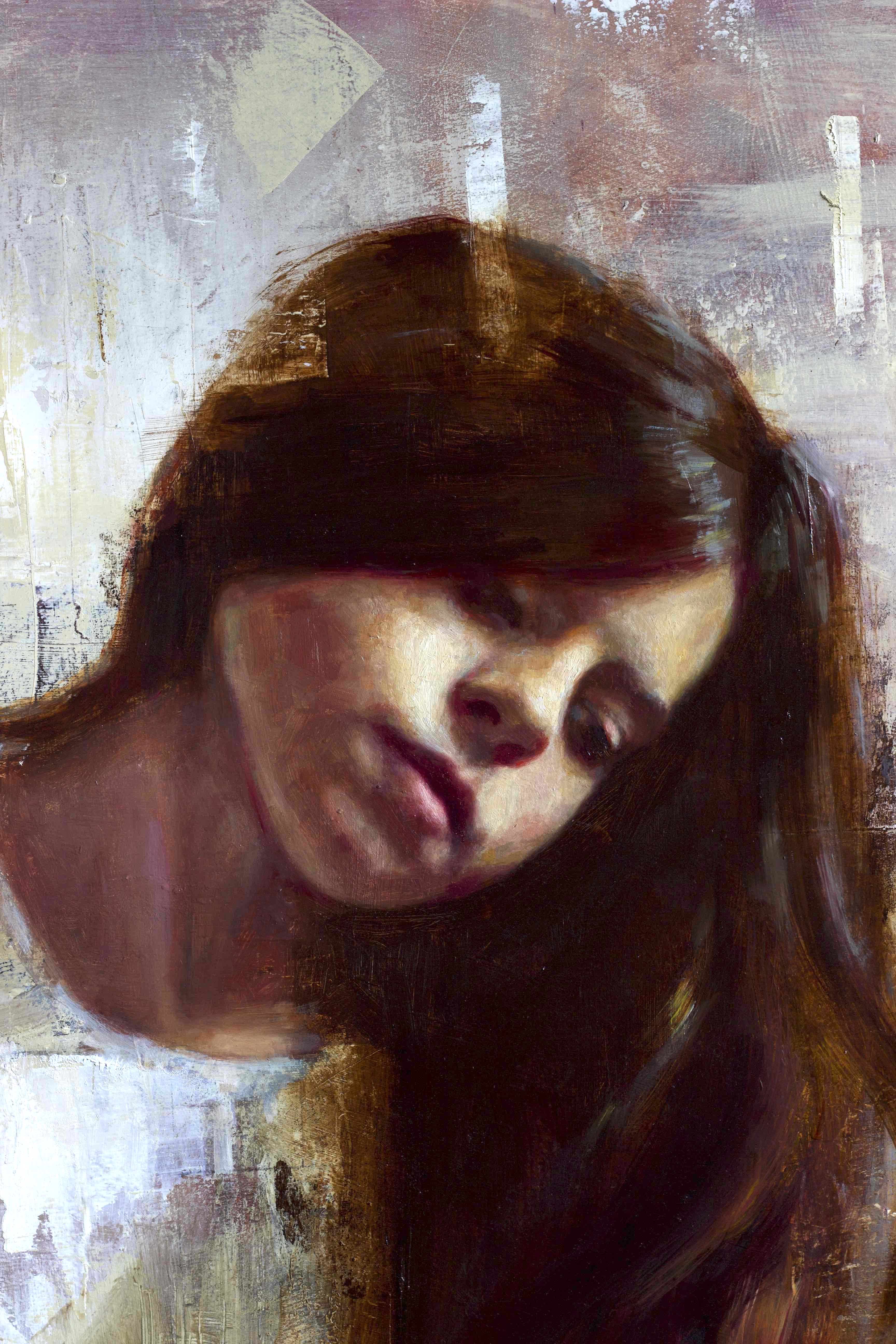 Detail of pale skin tones built on a Warm White base