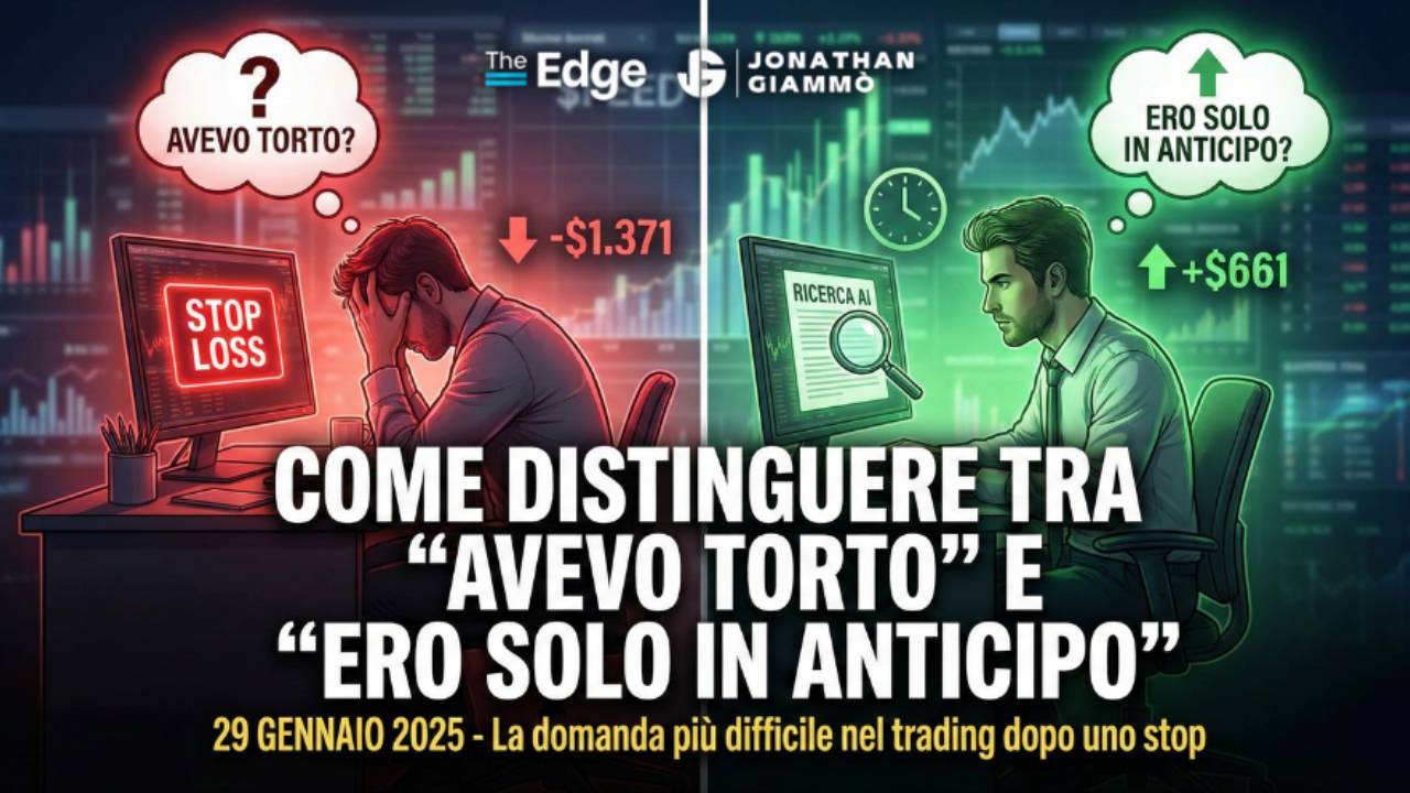  Come distinguere tra "avevo torto" e "ero solo in anticipo"