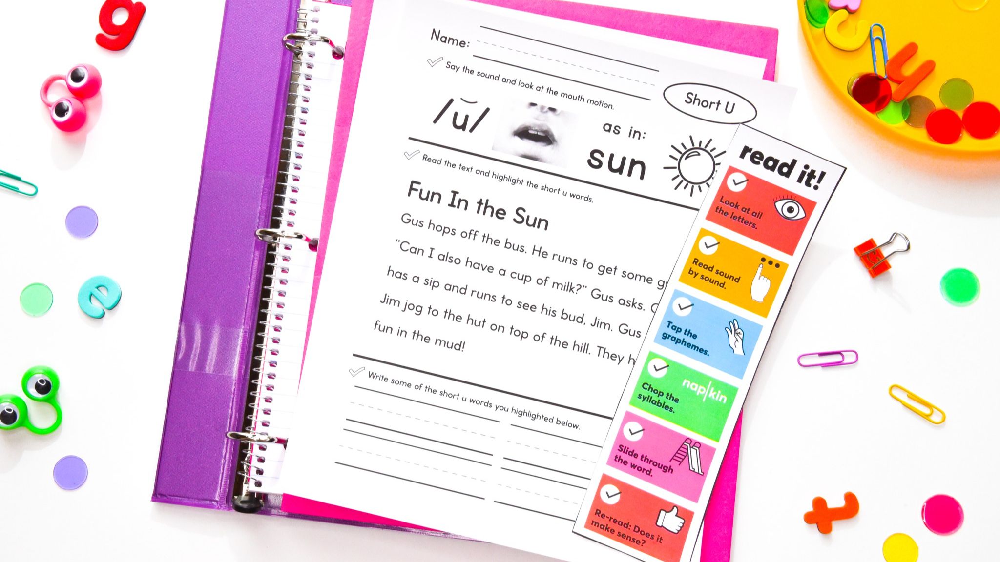 Decodable passages 1st grade aligned with the Science of Reading