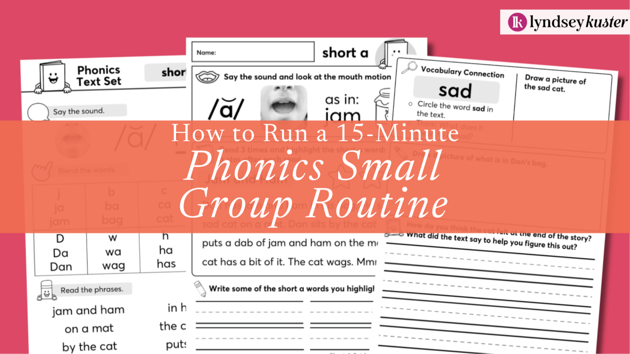 15-Minute Phonics Small Group