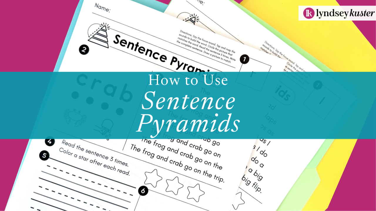 Sentence Pyramids for Fluency in a Science of Reading Classroom