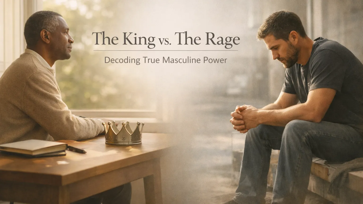 A powerful, composed man representing the 