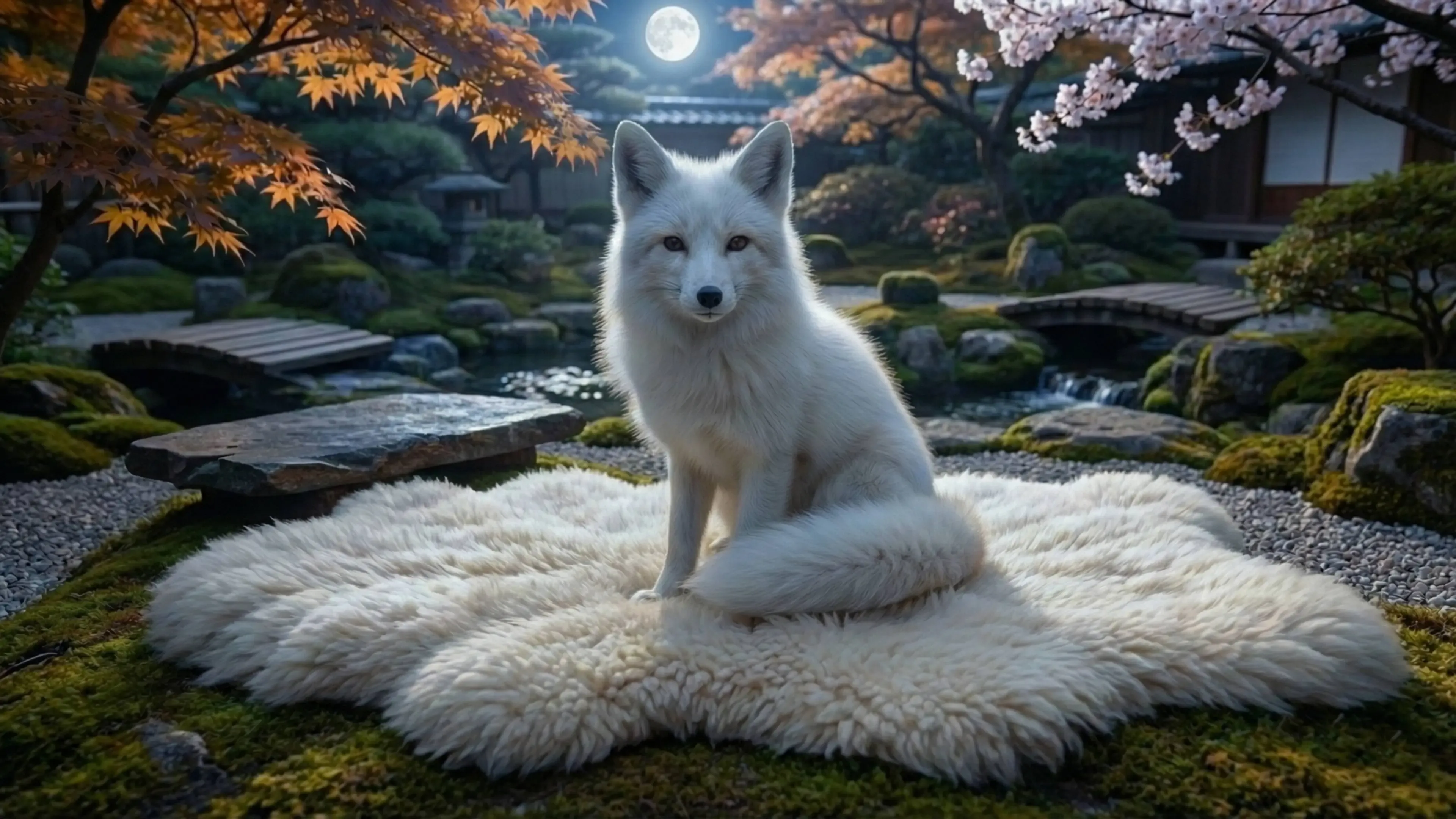 Byakko The White Fox emissary Ikigai