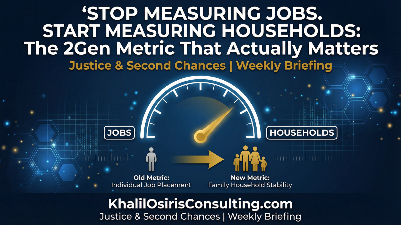 Stop measuring jobs start measuring households 2Gen workforce metric for second-chance hiring and household stability
