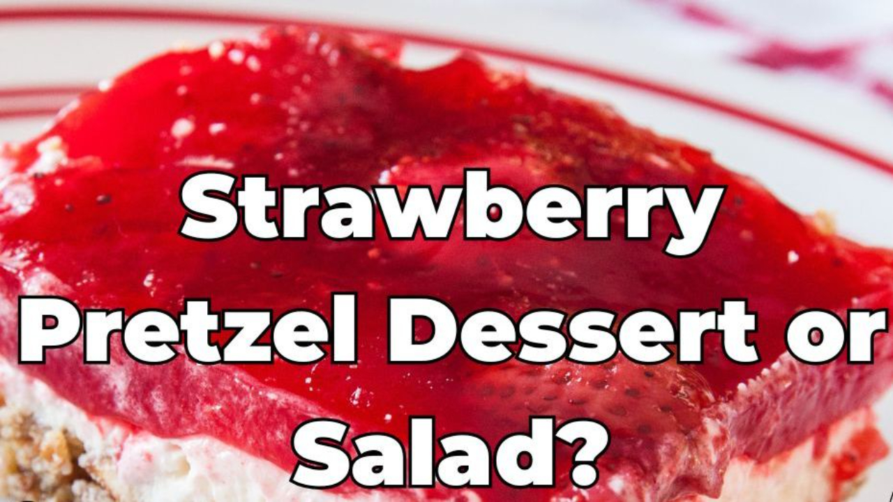 Photo of Strawberry Pretzel Dessert aka Strawberry Pretzel Salad for Gluten Free From the 513
