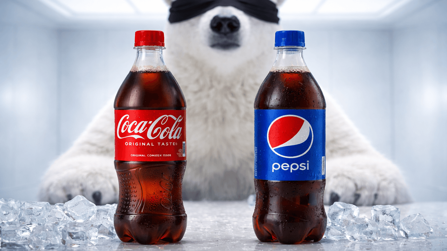 Coca cola bear choosing blindly
