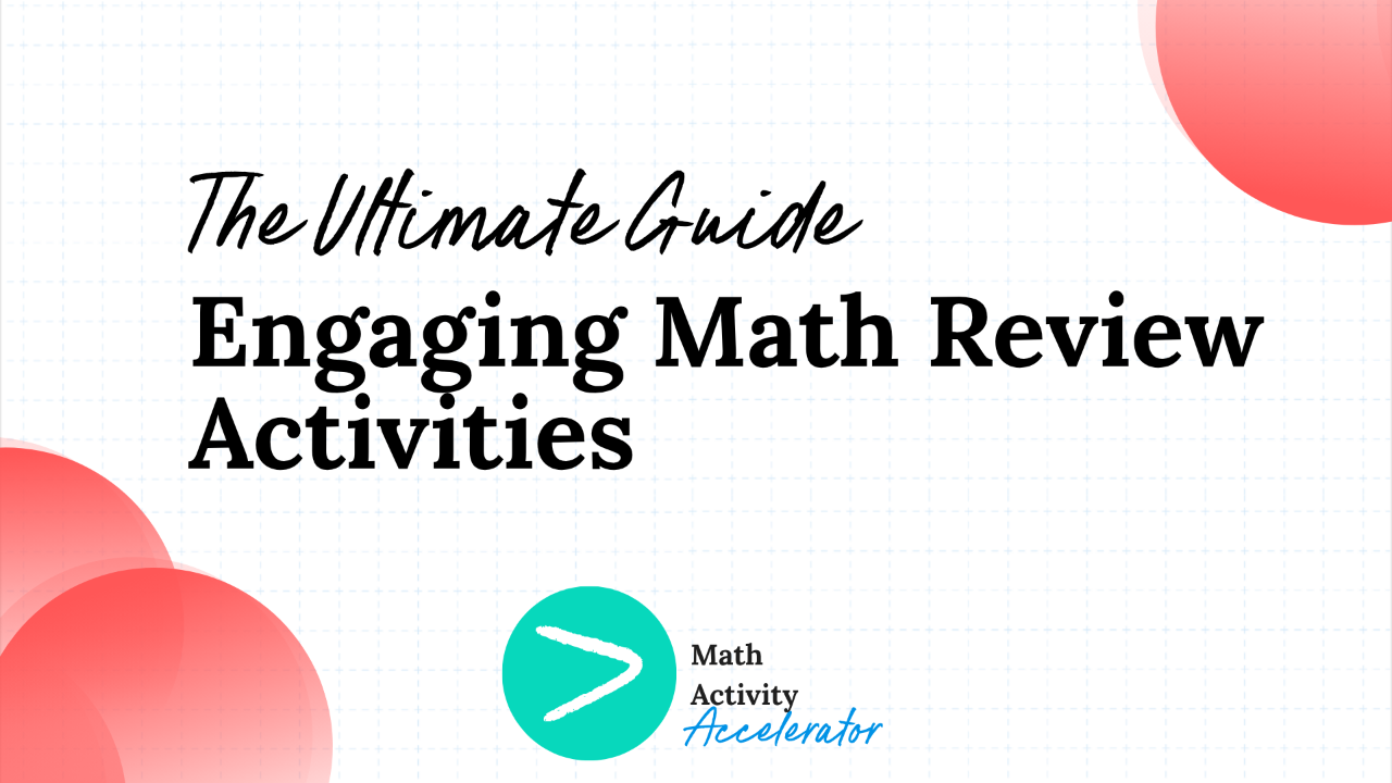 Algebra review worksheet blog post