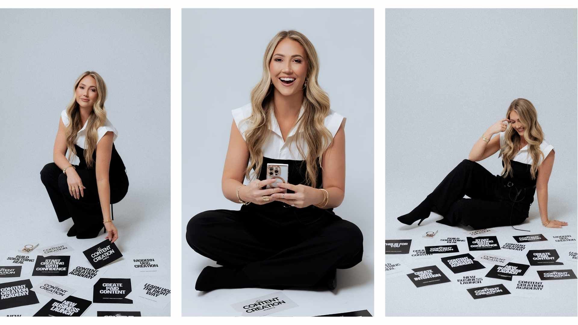 UGC creator showcasing content creation business and brand deal success