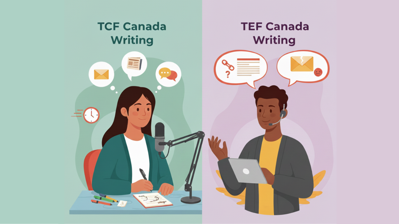 Comparing TCF Canada Writing and TEF Canada Writing