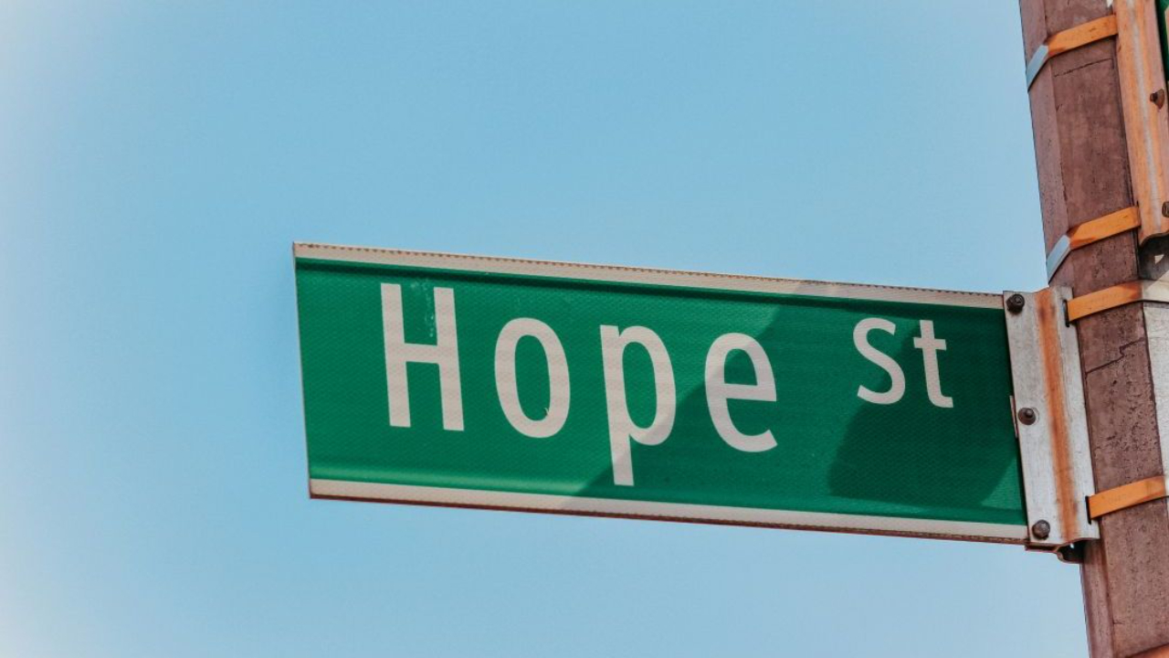 Street Sign Hope Street