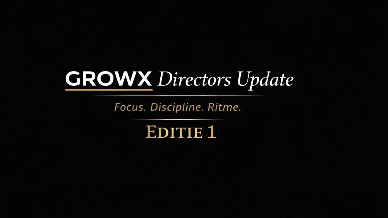GROWX Directors Update Editie 1 – De stille rem op commerciële groei
