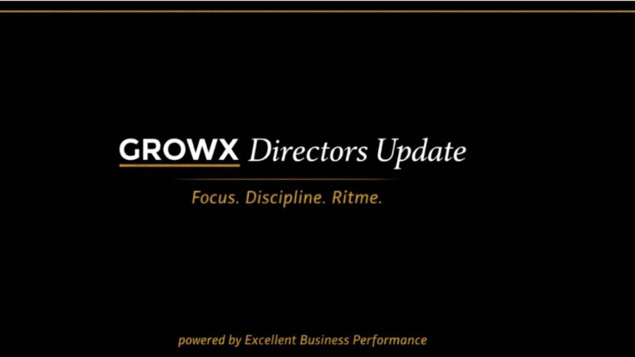 GROWX Directors Update voor MKB-directies over commerciële focus en 80/20-strategie