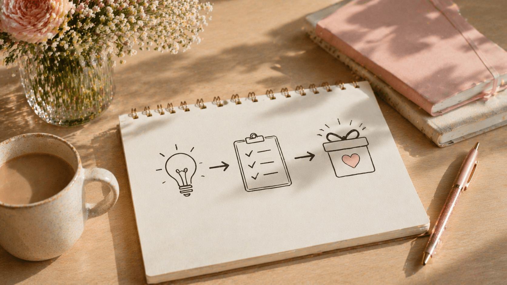 an image representing how to turn an idea into a real offer