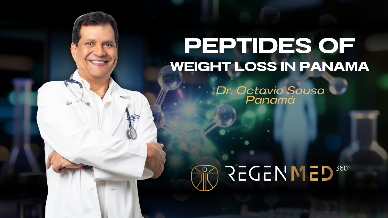 Peptides for weight loss explained by Dr Octavio Sousa at RegenMed360 Panama