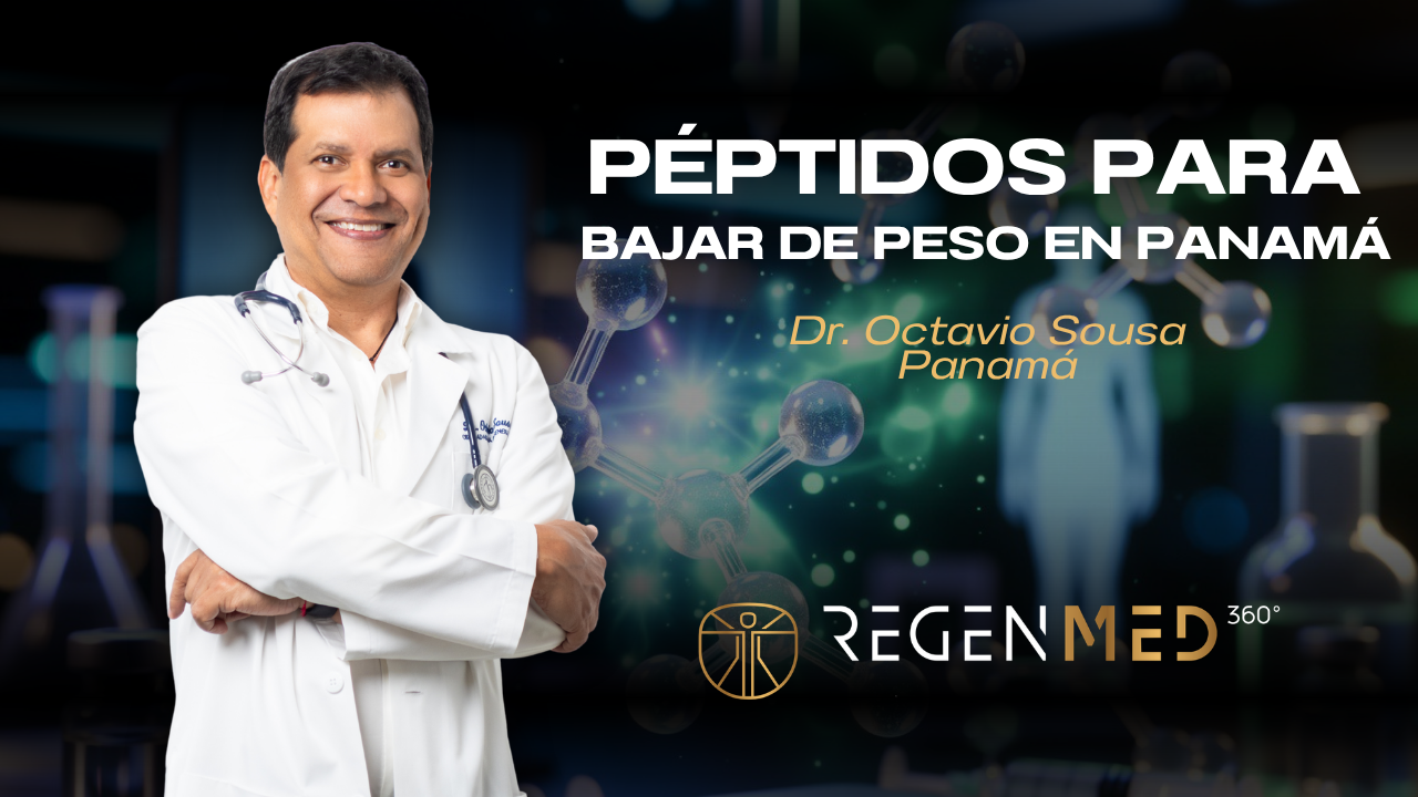 Péptidos para bajar de peso explicados por el Dr Octavio Sousa en RegenMed360 Panamá