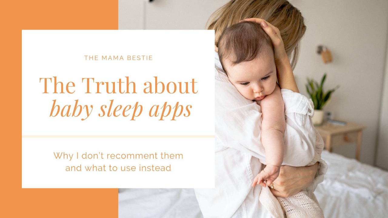 The Truth About Baby Sleep Apps. Why I don't recommend them and what to use instead. 