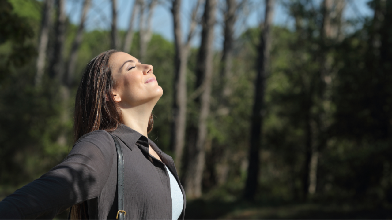breathwork technique for calming the nervous system and releasing stress