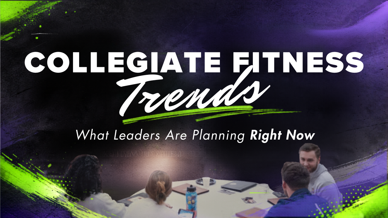 Collegiate fitness leaders discussing fall 2026 programming trends