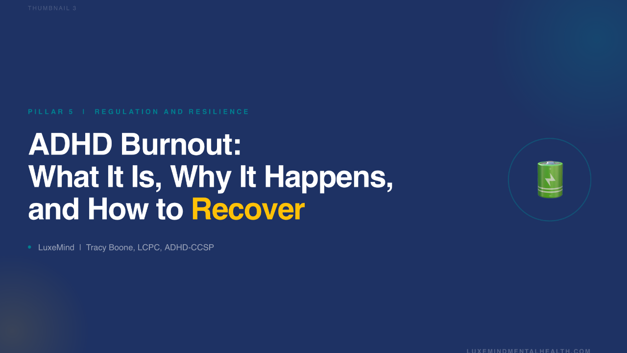 ADHD burnout recovery strategies for adults